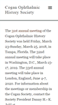 Mobile Screenshot of cogansociety.org